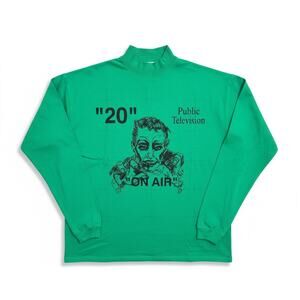 Off-White Public Television Oversized Long Sleeve T-shirt [Size Small]